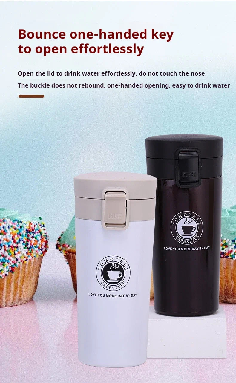 Mug Thermos de Voyage Étanche avec Filtre à Thé – Inox 304 Double Paroi