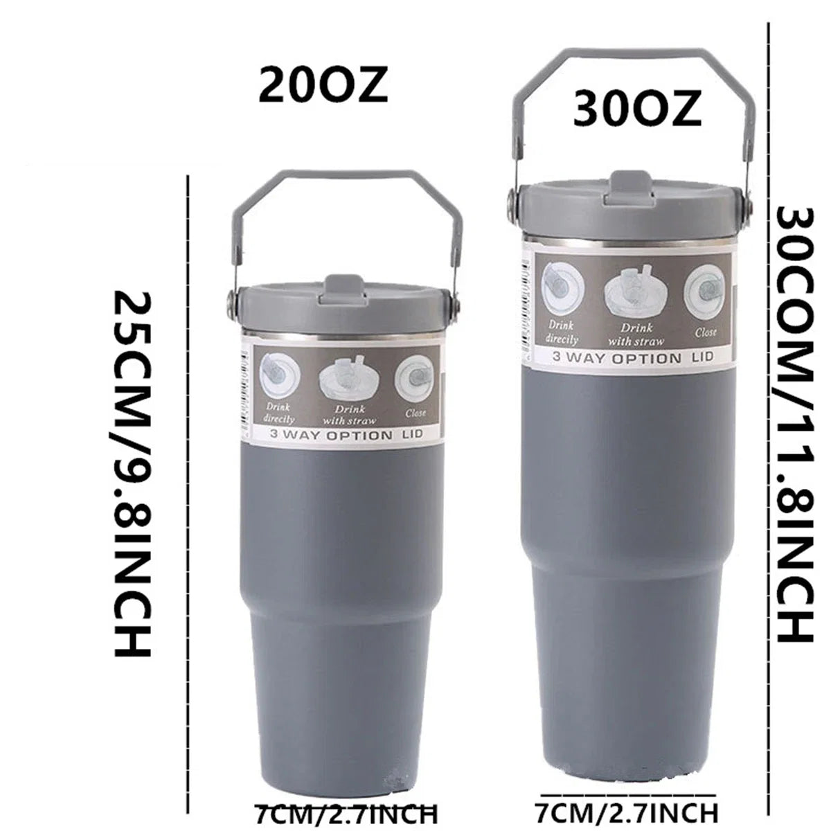 Gourde Isotherme Minimaliste en Inox – Bouteille sous Vide Haute Performance