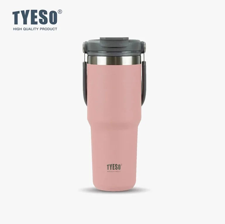 TYESO Thermos Tasse à Café avec Anse (600ml / 900ml / 1200ml)