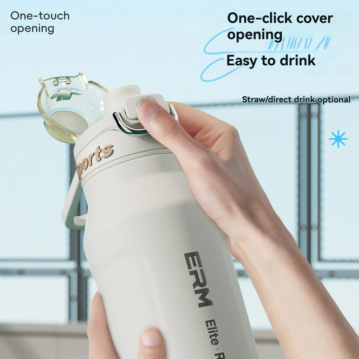 ERM Thermos Isotherme XXL Grande Capacité (700ml / 1500ml)