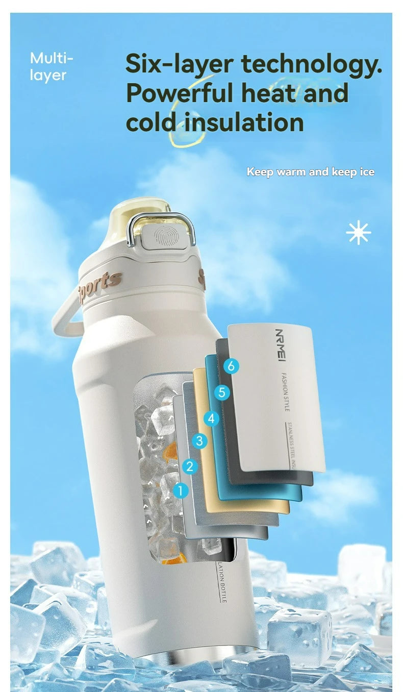 ERM Thermos Isotherme XXL Grande Capacité (700ml / 1500ml)