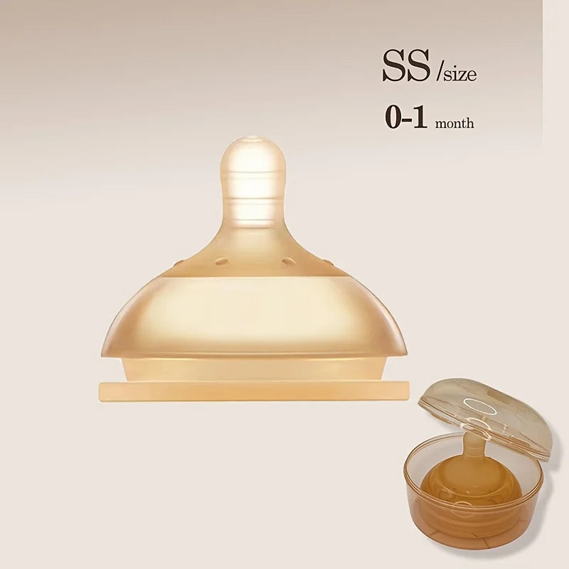 Biberon Évolutif en Verre Borosilicate Anti-Colique – Col Large / 240ml