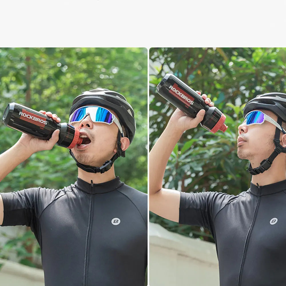 Pack Cyclisme ROCKBROS 2-en-1 – Gourde de Sport 750ml et Porte-Gourde Assorti