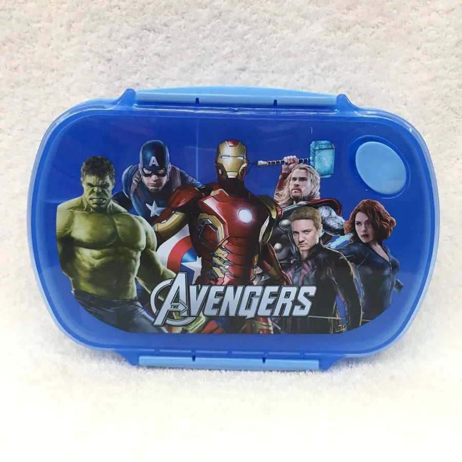 La boîte à déjeuner Avenger dessin animé super-héros mignon apporter des couverts divisé boîte à Bento grande capacité micro-ondes vaisselle boîte à déjeuner