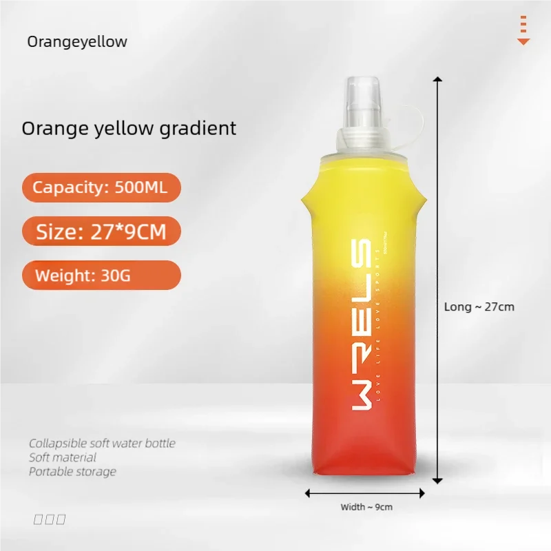 Gourde Souple Pliable en TPU (250ml / 500ml)