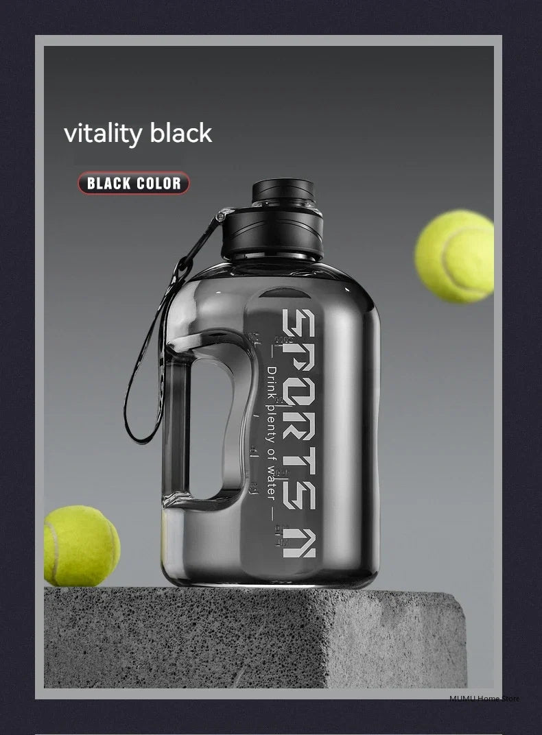 1.7L/2.7L/4L/5L bouteille d'eau de sport salle de sport cyclisme tasse Portable grande capacité bouteille d'eau pour Fitness Camping hommes eau Kellte