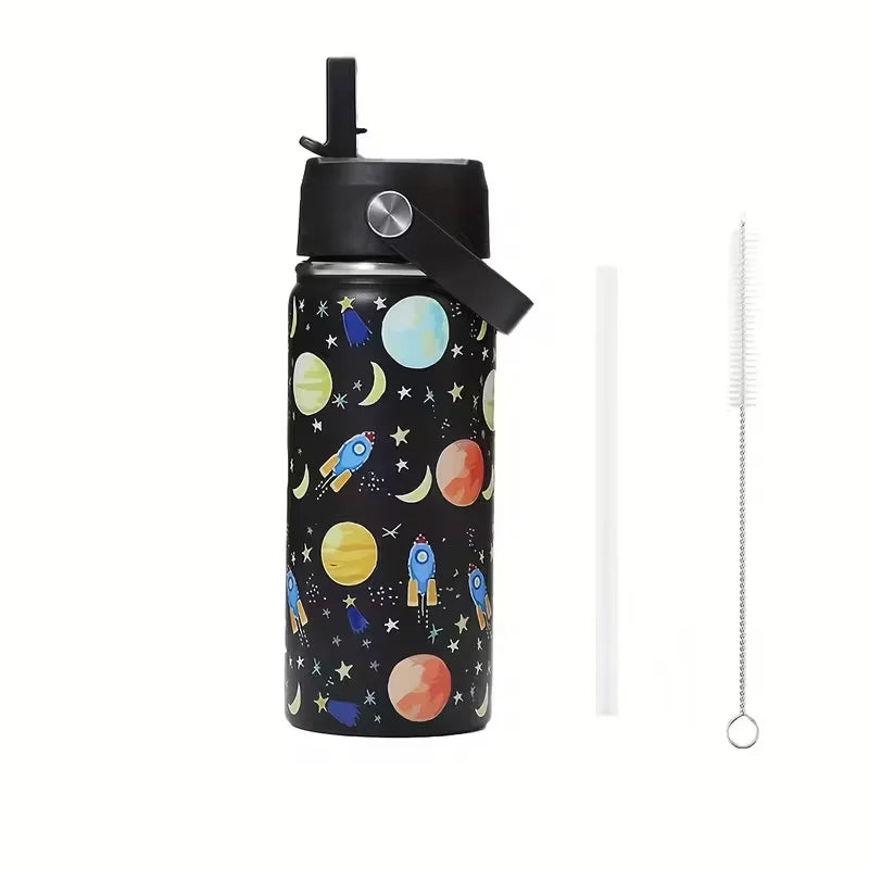 Gourde Isotherme Enfant en Inox 304 Haute Résistance – Format École / 470ml
