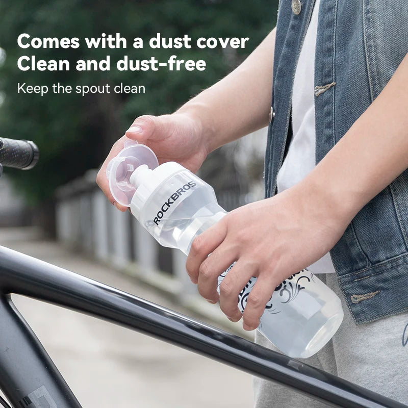 ROCKBROS Gourde Cycliste Ultra-Légère en Silicone (600ml)