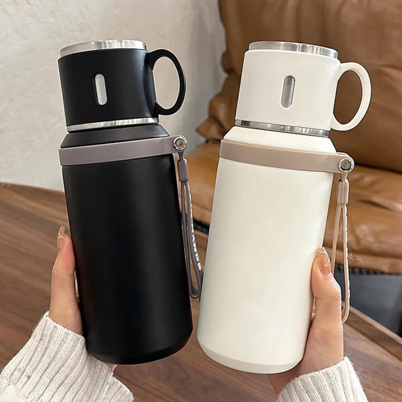 Mug Isotherme Business en Acier Inoxydable (600ml)