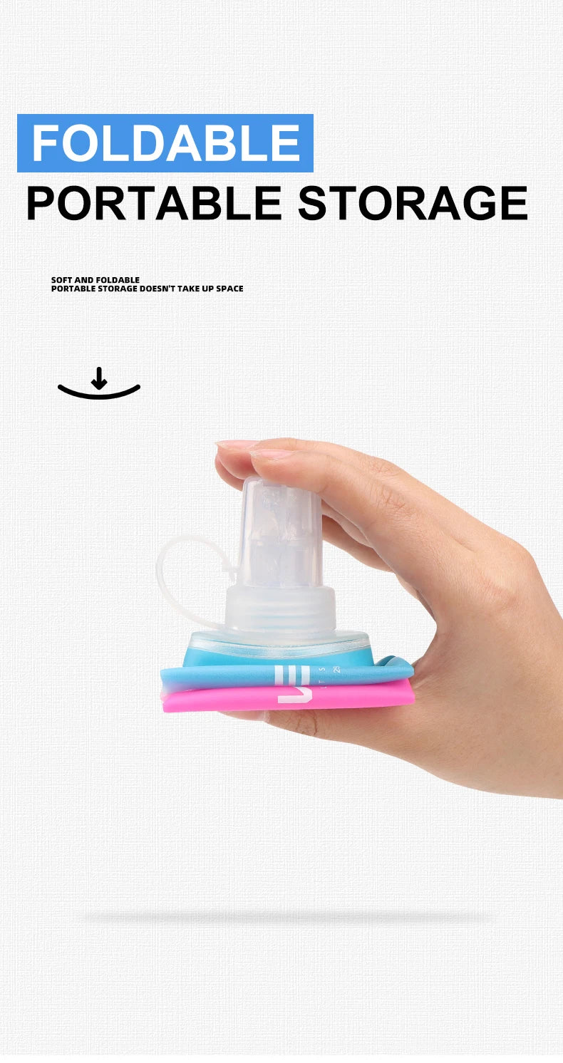 Gourde Souple Pliable en TPU (250ml / 500ml)