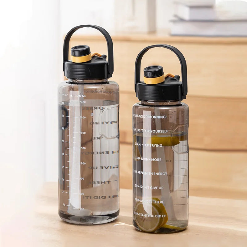 Gourde de Camping Nomade avec Paille et Corde de Transport – Sans BPA