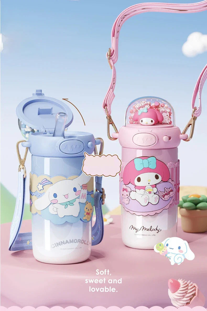 Gourde Isotherme Enfant Design Arrondi avec Corde de Transport – Inox 316 / 580ml