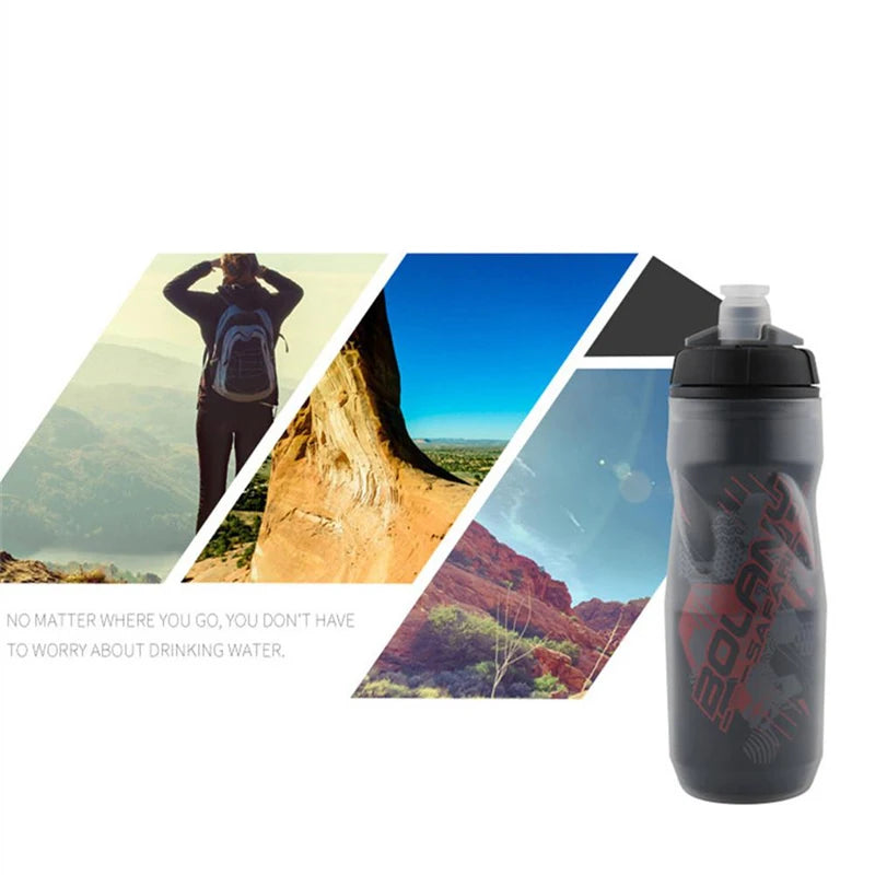 BOLANY Bidon de Vélo Isotherme à Double Paroi (600ml)
