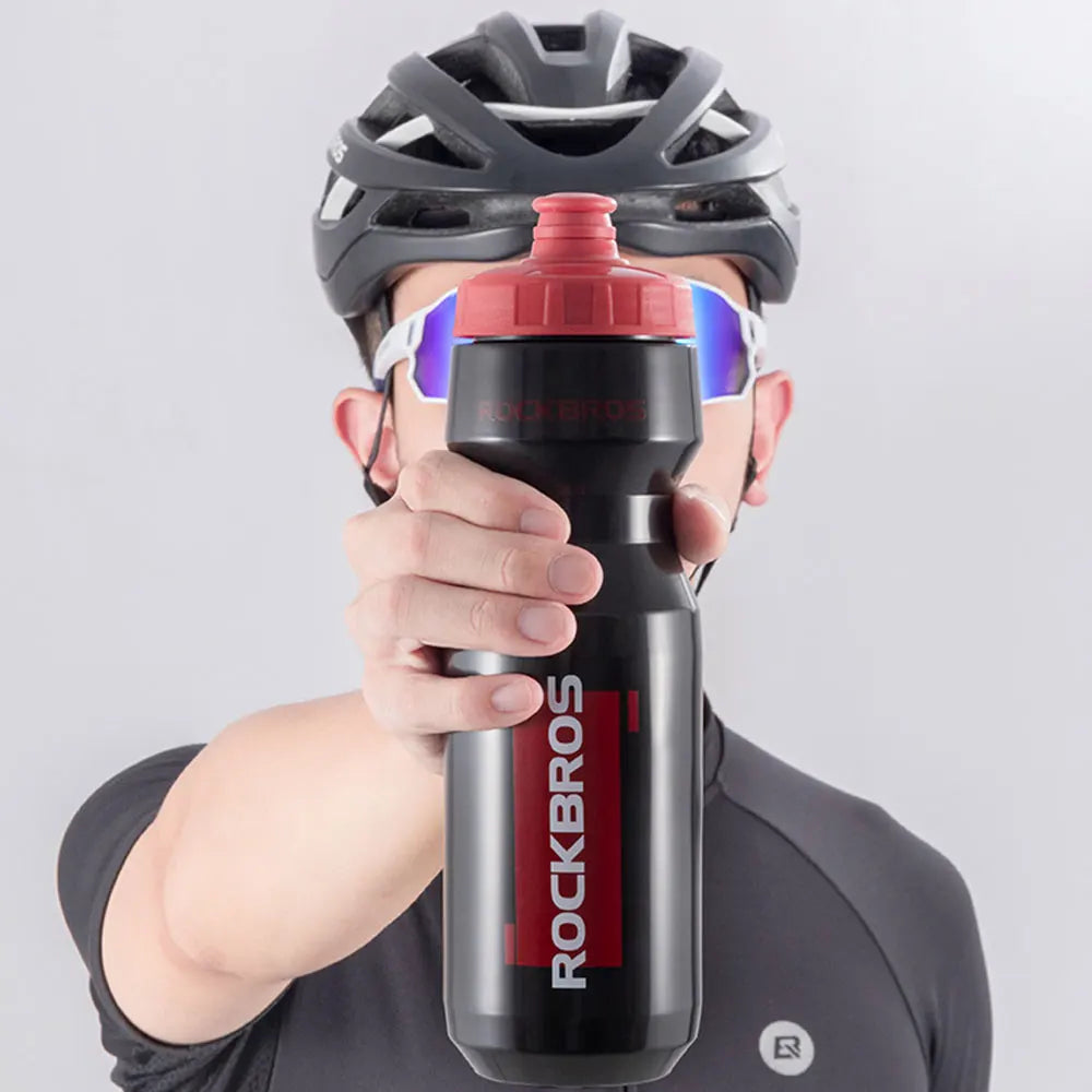Pack Cyclisme ROCKBROS 2-en-1 – Gourde de Sport 750ml et Porte-Gourde Assorti