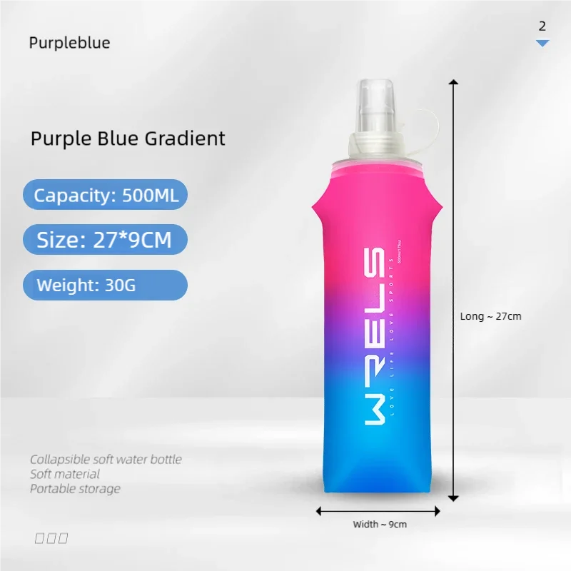 Gourde Souple Pliable en TPU (250ml / 500ml)