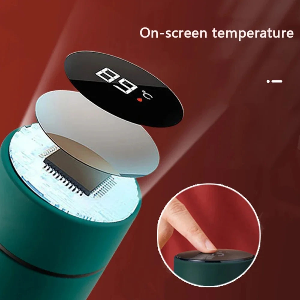 Thermos Isotherme Style Traditionnel avec Affichage Intelligent
