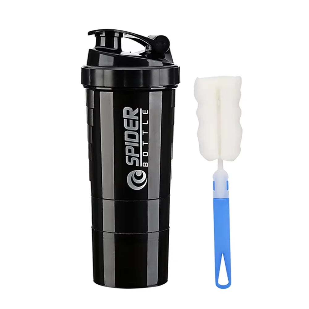 Shaker de Protéines à 3 Couches (Fitness &  Muscu)