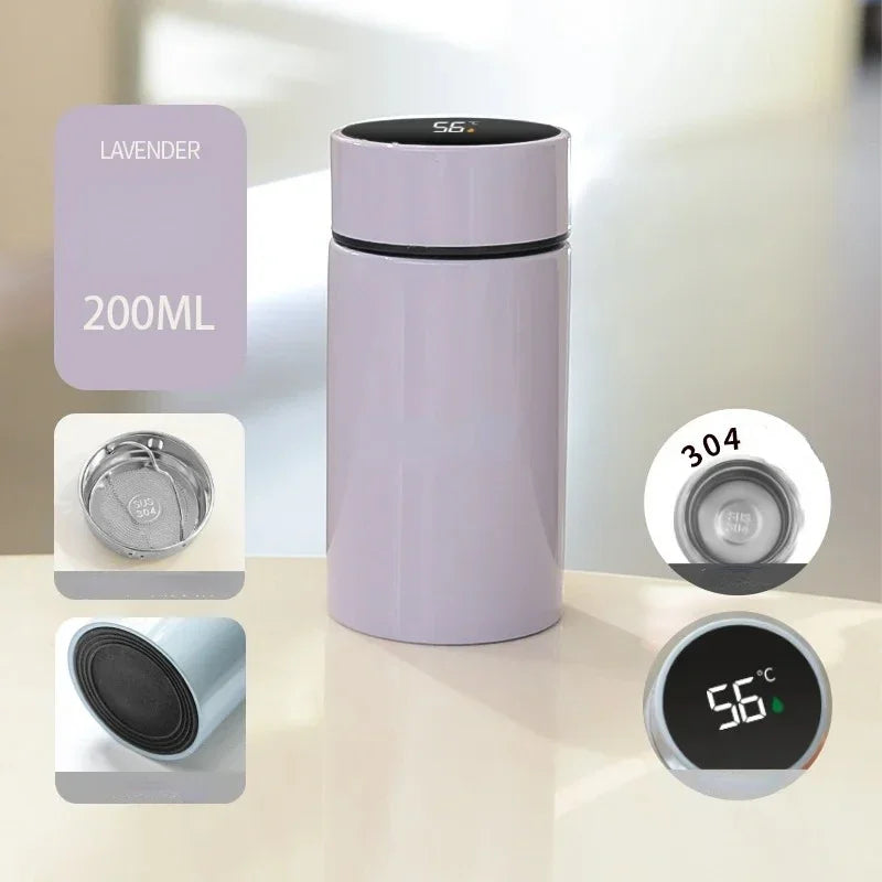 Mini Thermos Intelligent avec Affichage de la Température (200ml)