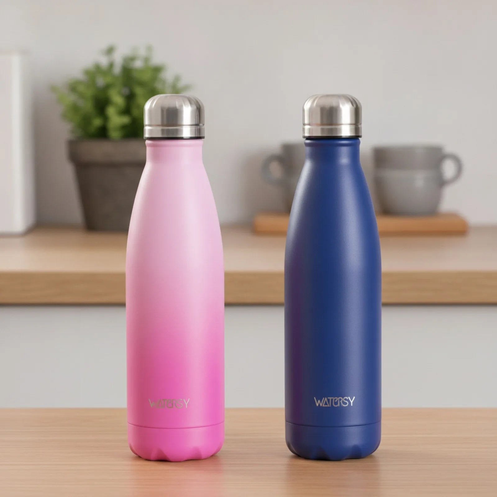 Gourde Isotherme Inox WATERSY 500ml – Bouteille de Sport Étanche Sans BPA